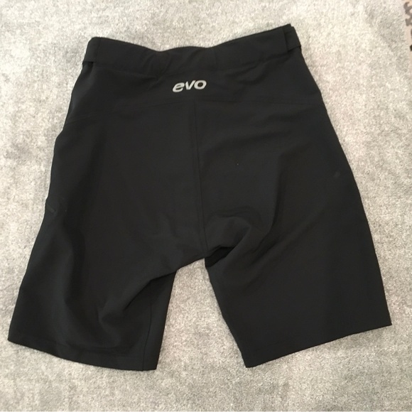 Evo Cycling Women’s Size Large Shorts With Padded Removable Liner Black Pockets - Picture 5 of 14